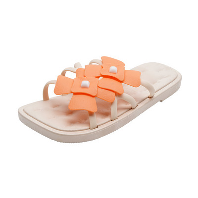 Moderne ženske ljetne papuče s ravnim potplatom