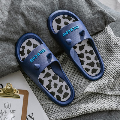 Ženske casual papuče sa animal printom i 3D elementima