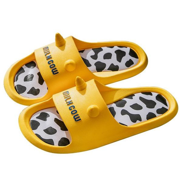 Ženske casual papuče sa animal printom i 3D elementima