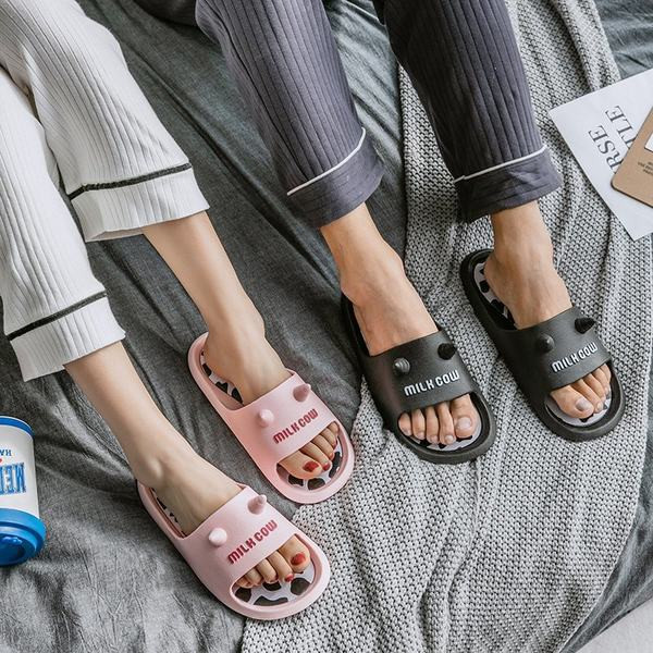 Ženske casual papuče sa animal printom i 3D elementima