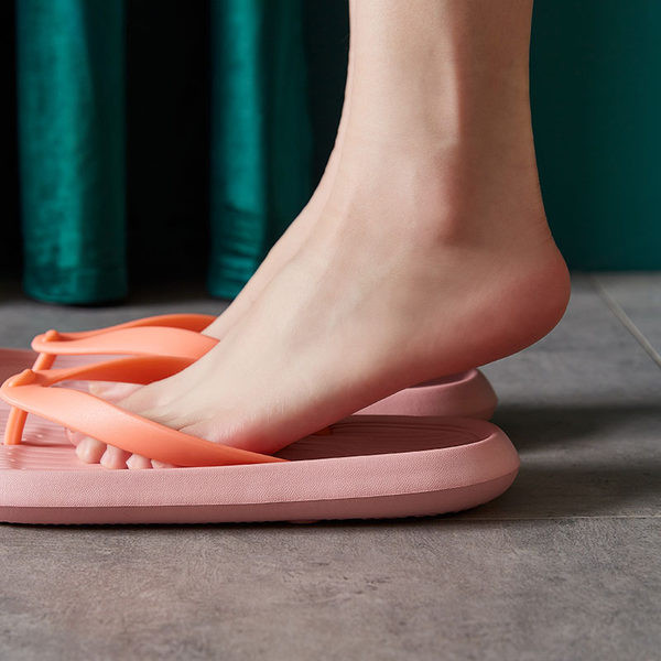 Flip-flops de damă casual din silicon - prin degetele de la picioare