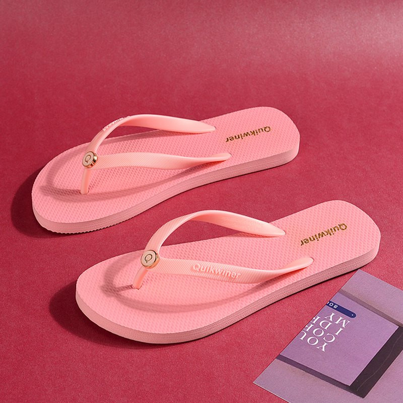 Ženske gumene papuče - ravni potplat