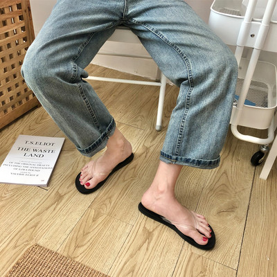 Șlapi de damă cu bretele din silicon