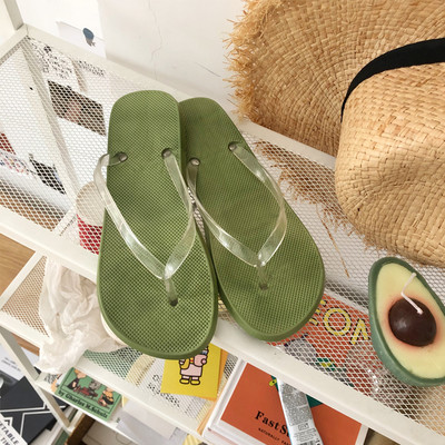 Șlapi de damă cu bretele din silicon