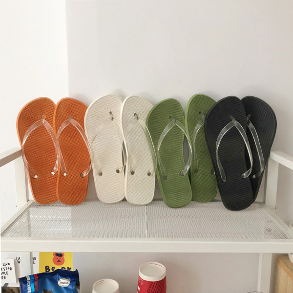 Șlapi de damă cu bretele din silicon