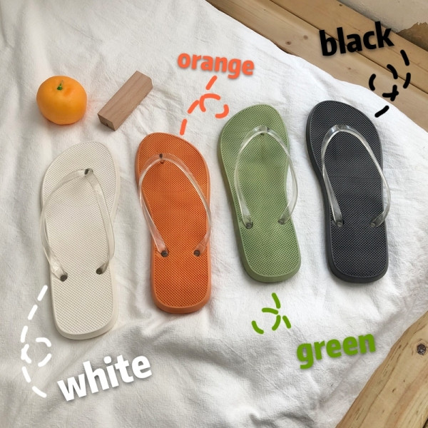 Șlapi de damă cu bretele din silicon