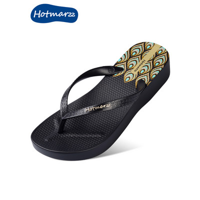 Model nou de papuci de plaja de dama prin degetele de la picioare - mai multe culori