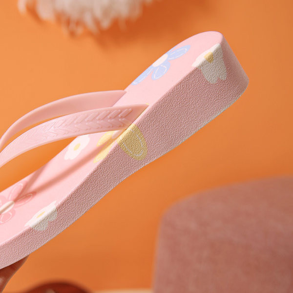 Șlapi de damă cu talpă anti-alunecare și bretele subțiri