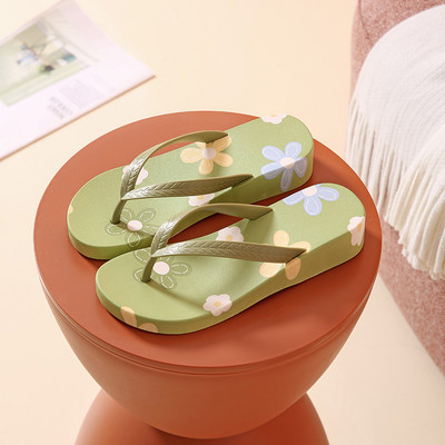 Ležerne japanke za plažu s cvjetnim uzorkom