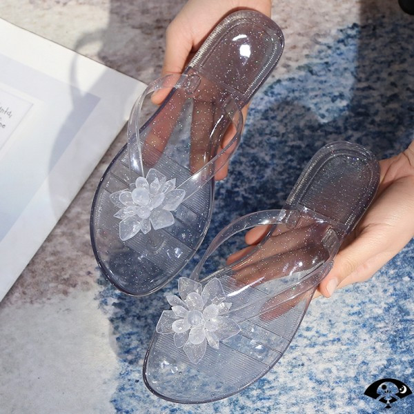 Ženske silikonske papuče sa ravnim potplatom - više modela