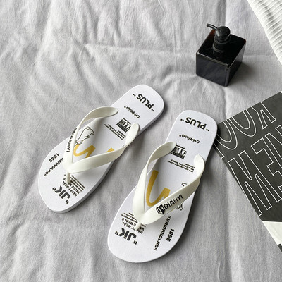 Ležerne japanke s natpisima