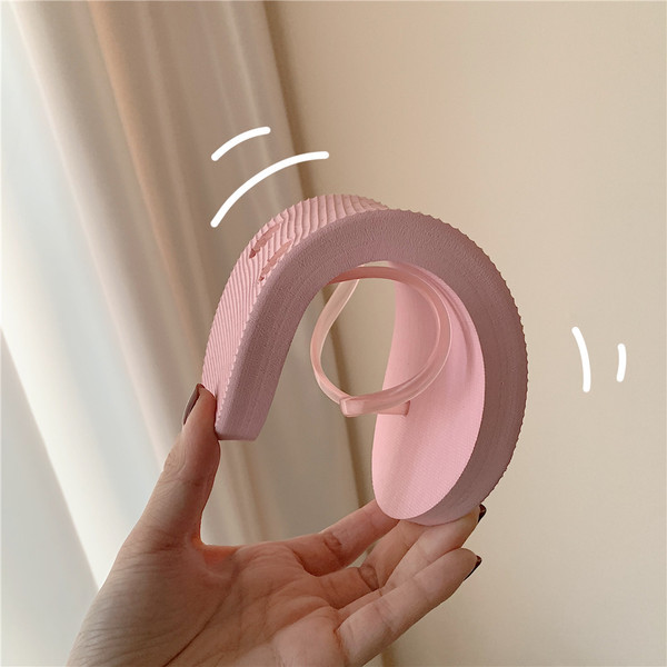 Slapi casual model simplu cu bretele din silicon