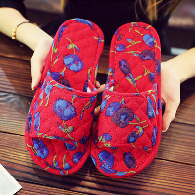 Παντόφλες casual γυναίκες με χρωματιστό μοτίβο σε διαφορετικά χρώματα