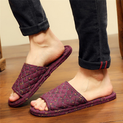 Παντόφλες casual γυναίκες με χρωματιστό μοτίβο σε διαφορετικά χρώματα