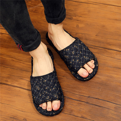 Παντόφλες casual γυναίκες με χρωματιστό μοτίβο σε διαφορετικά χρώματα