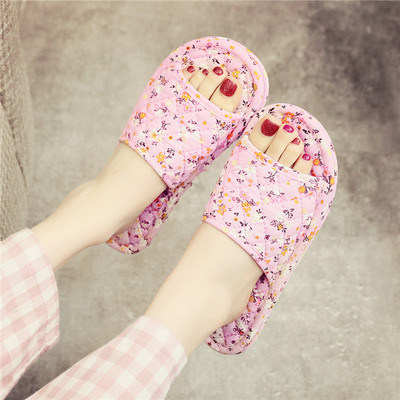 Παντόφλες casual γυναίκες με χρωματιστό μοτίβο σε διαφορετικά χρώματα