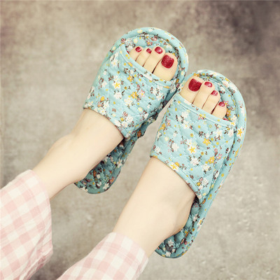 Παντόφλες casual γυναίκες με χρωματιστό μοτίβο σε διαφορετικά χρώματα