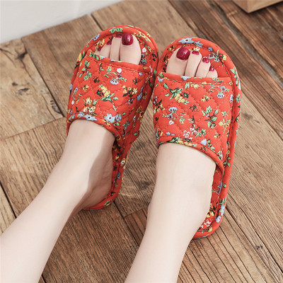 Παντόφλες casual γυναίκες με χρωματιστό μοτίβο σε διαφορετικά χρώματα