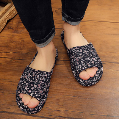 Παντόφλες casual γυναίκες με χρωματιστό μοτίβο σε διαφορετικά χρώματα