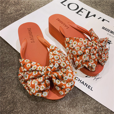 Νέο μοντέλο γυναικείеς παντόφλеς με χρωματιστή κορδέλα