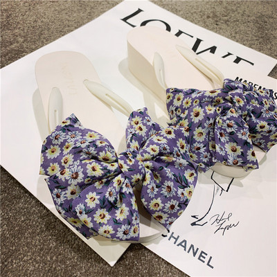 Νέο μοντέλο γυναικείеς παντόφλеς με χρωματιστή κορδέλα