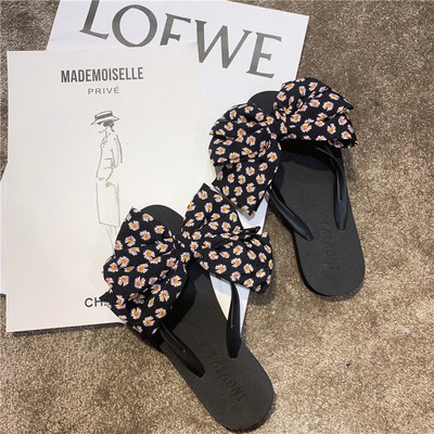 Νέο μοντέλο γυναικείеς παντόφλеς με χρωματιστή κορδέλα