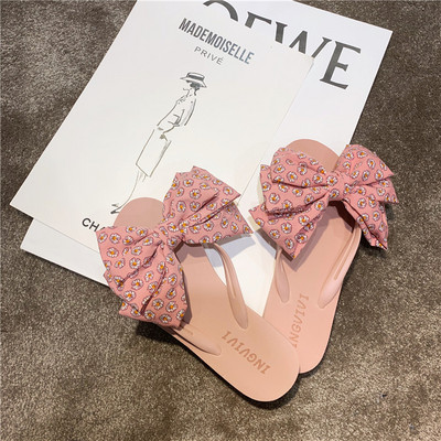 Νέο μοντέλο γυναικείеς παντόφλеς με χρωματιστή κορδέλα