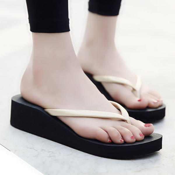 Casual ženske papuče kroz prst - tri boje