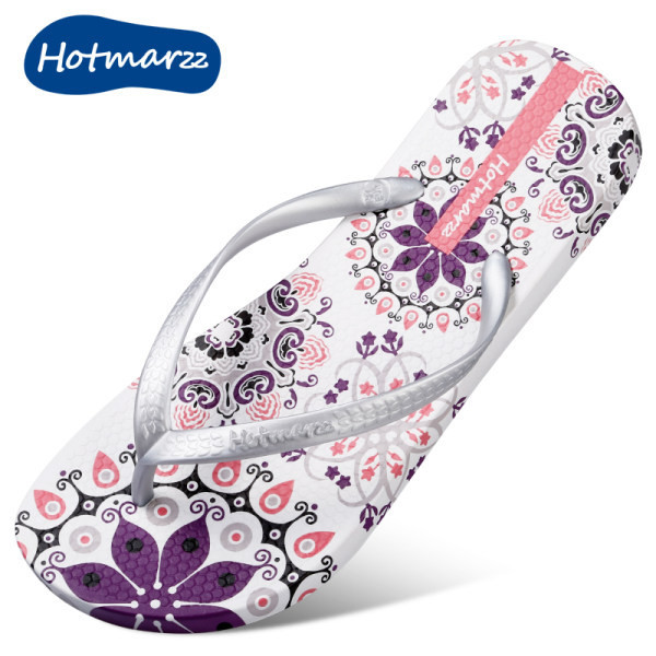 Ležerne ženske papuče s ravnim potplatom kroz prste