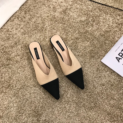 Novi model ženskih papuča sa niskom potpeticom na špicu