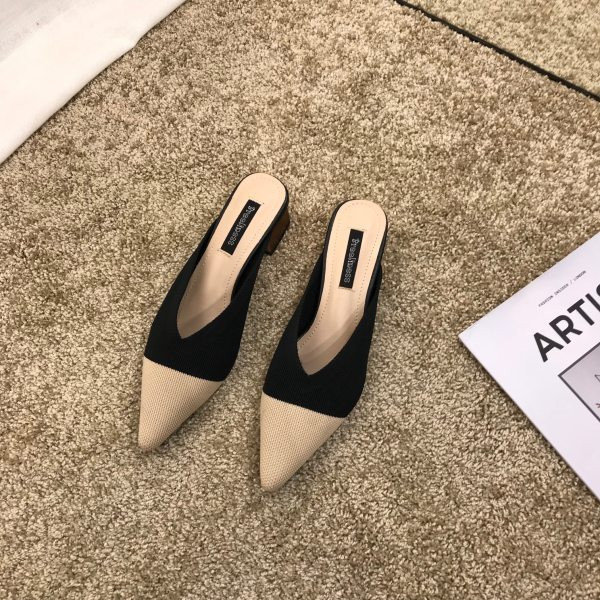 Novi model ženskih papuča sa niskom potpeticom na špicu