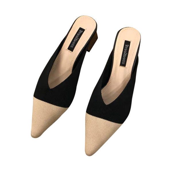 Novi model ženskih papuča sa niskom potpeticom na špicu