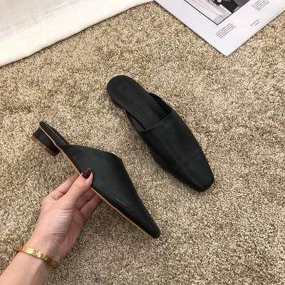 Papuci de dama moderni din piele ecologica model cu varf