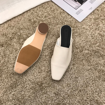 Papuci de dama moderni din piele ecologica model cu varf