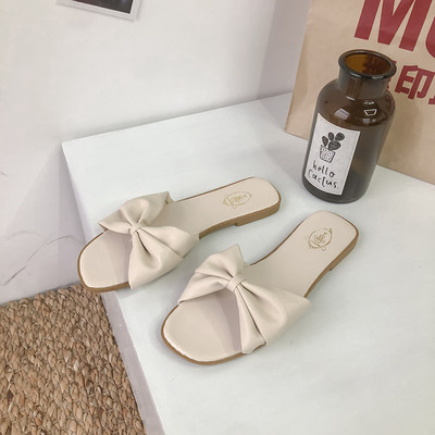 Papuci casual pentru femei cu bretele incrucisate din piele ecologica