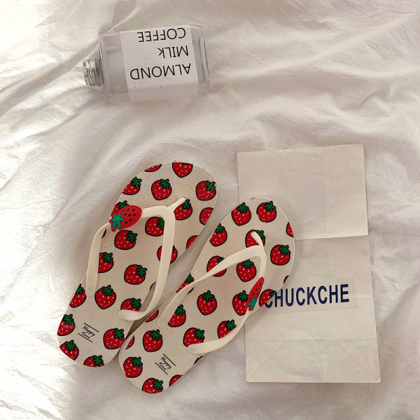 Ženske casual papuče s aplikacijom i ravnim potplatom