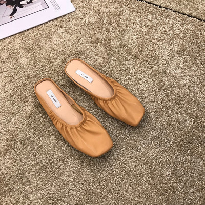 Ženske casual papuče od umjetne kože - u četiri boje