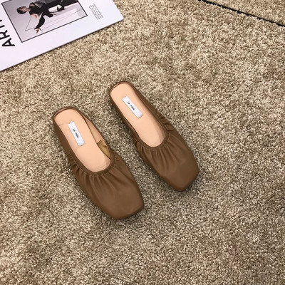 Ženske casual papuče od umjetne kože - u četiri boje