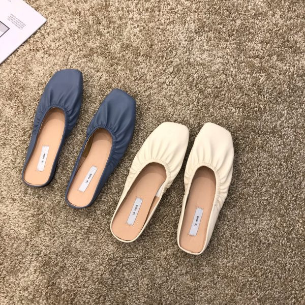 Ženske casual papuče od umjetne kože - u četiri boje