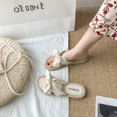 Ležerne ljetne papuče s trakom od eko kože