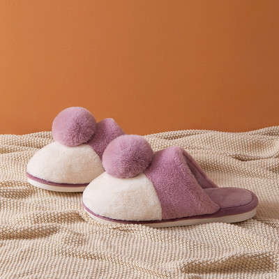 Γυναικείες παντόφλες με ζεστή φόδρα