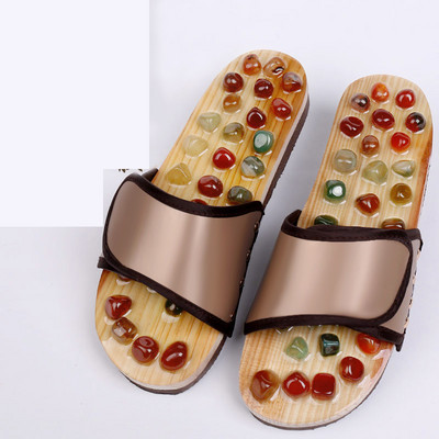 Ženske papuče sa kamenčićima na potplatu za masažu