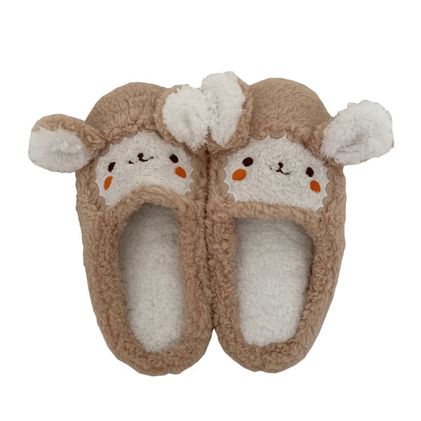 Ženske papuče s 3D elementom i ravnim potplatom