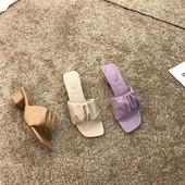 Moderne ženske papuče sa petom 3 cm