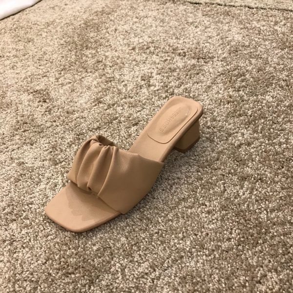 Moderne ženske papuče sa petom 3 cm