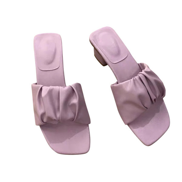 Moderne ženske papuče sa petom 3 cm