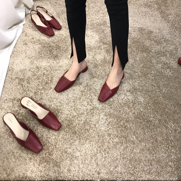 Ženske kožne papuče - dva modela