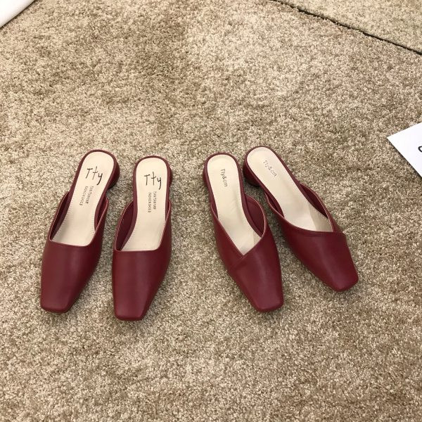 Ženske kožne papuče - dva modela