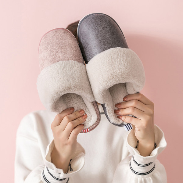 Ženske puh papuče u više boja i ravnog potplata