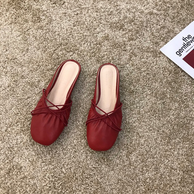 Νέο μοντέλο γυναικείες έκο δερμάτινες παντόφλες σε τέσσερα χρώματα